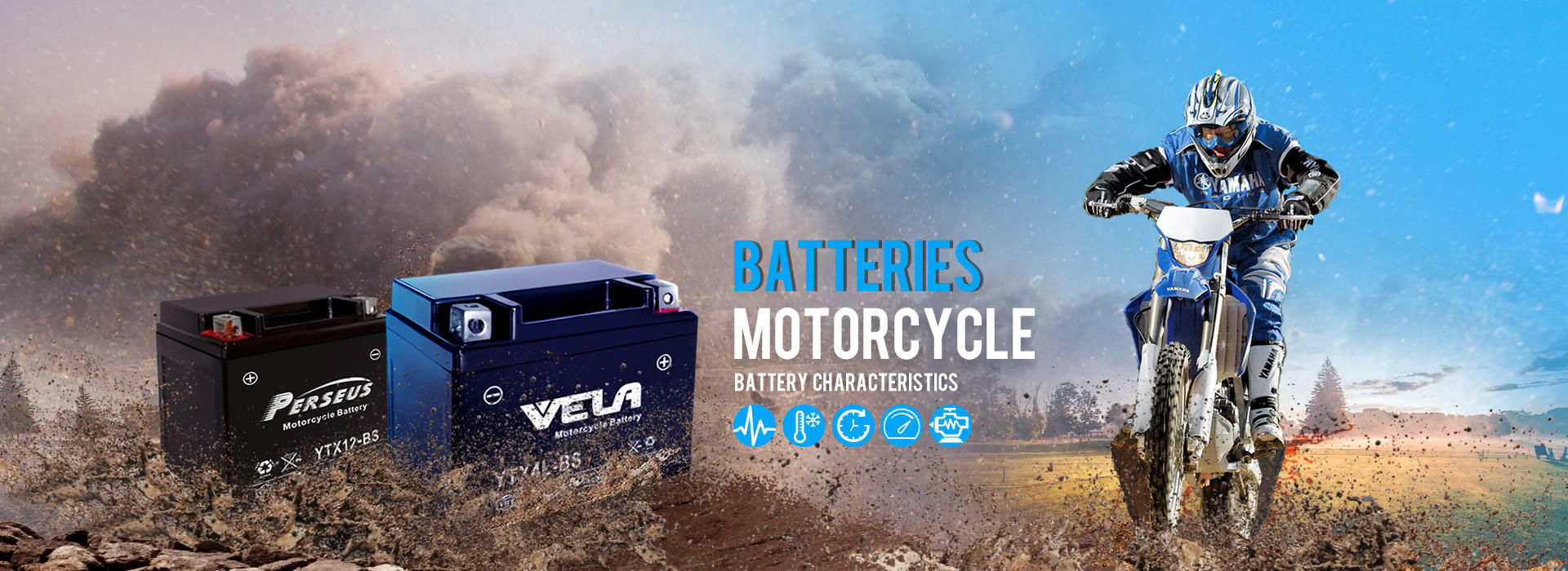 Yuasa YTX14-BS MF Motorcycle Battery - Motorcycle Batteries